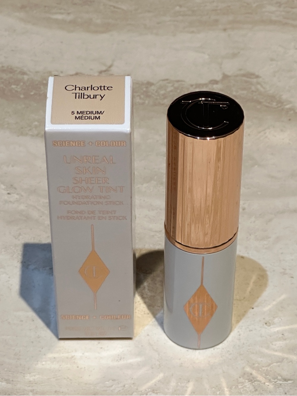 Charlotte Tilbury Unreal Skin Sheer Glow Tint Foundation Stick - 5 Medium